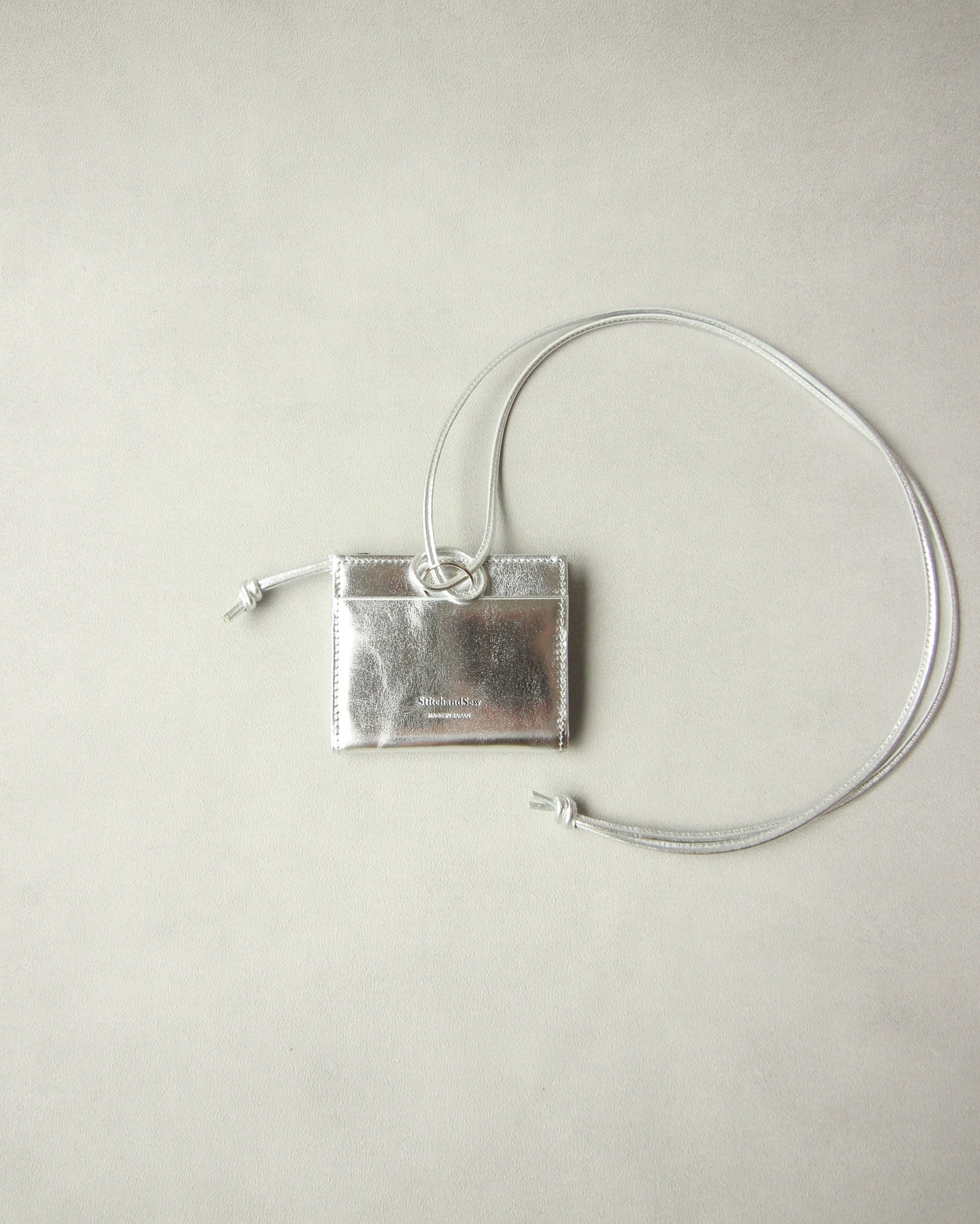【StitchandSew】Lジップ財布(小)(ミラー箔)